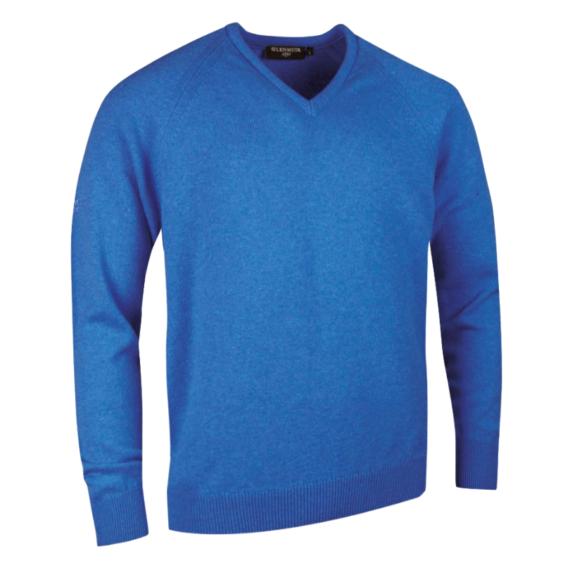 Glenmuir Mens Leven V Neck Lambswool Plus Golf Sweater SALE
